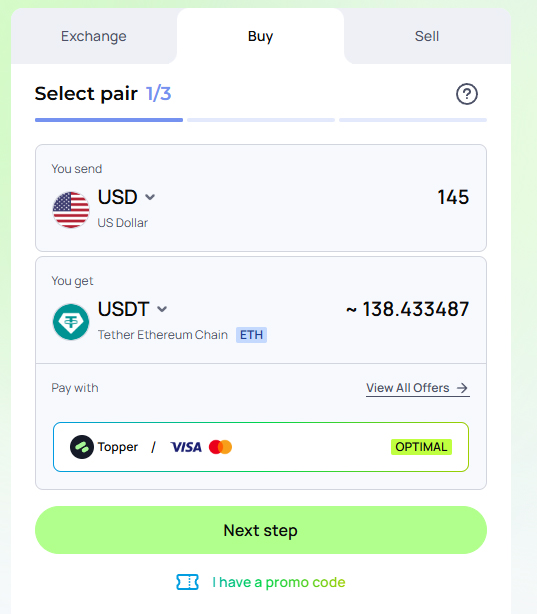 Enter amount